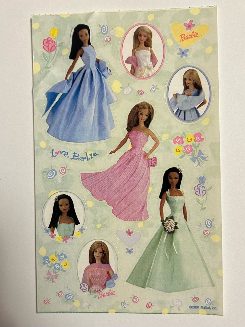 Sandylion Barbie Mattel Stickers